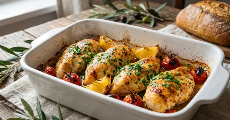 Mediterranean Baked Chicken Breast