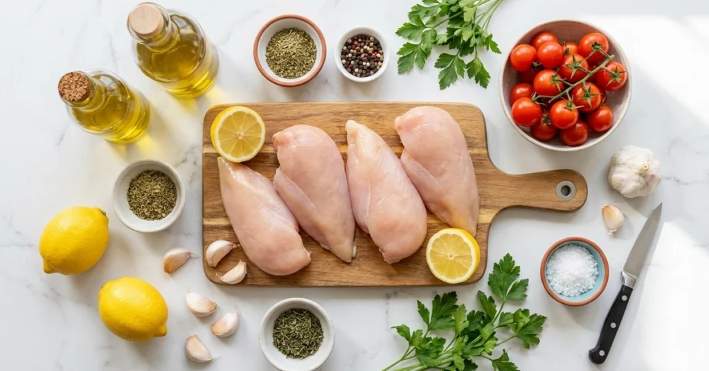 Mediterranean Baked Chicken Breast