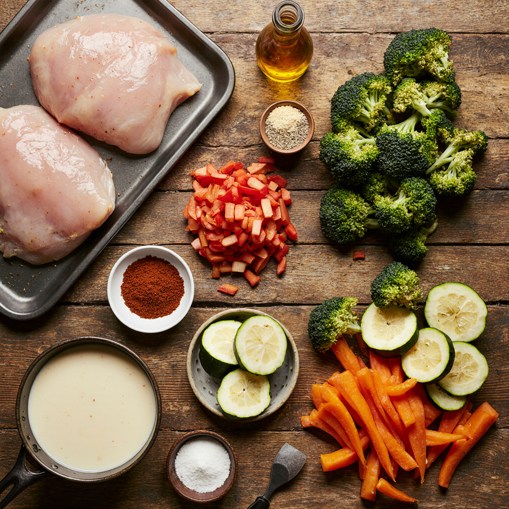Sheet Pan Chicken and Veggies
