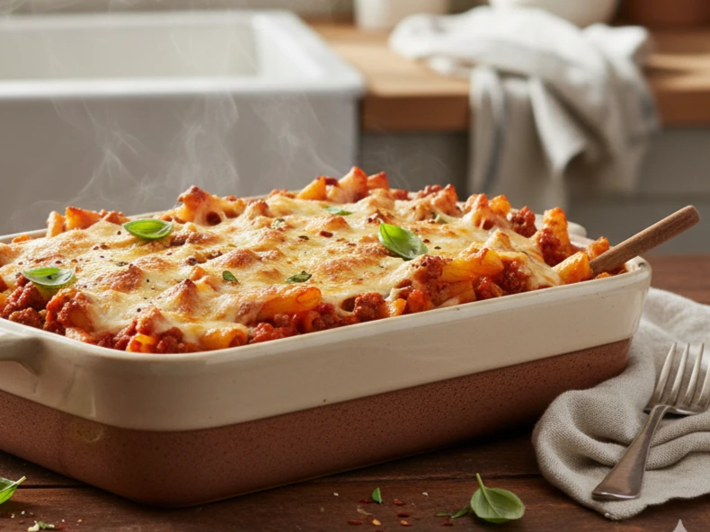 Baked Ziti With Ground Beef