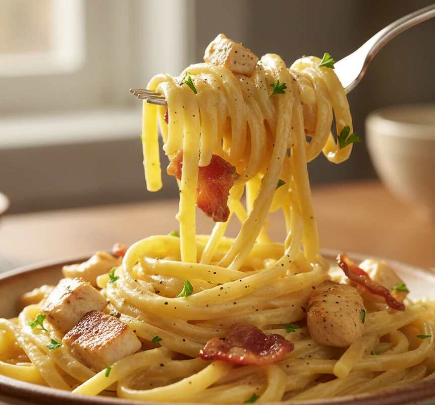 Chicken Carbonara Recipe