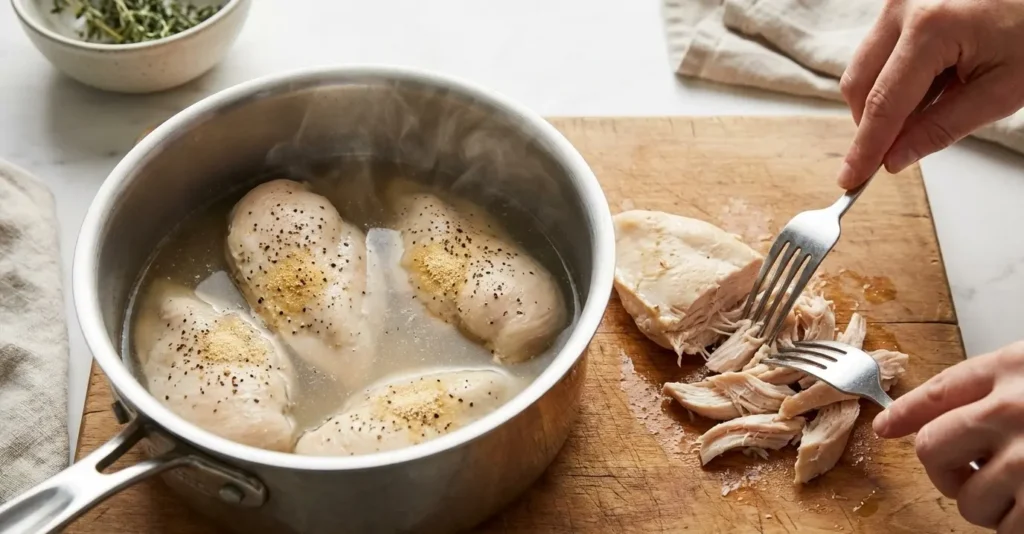 How to Cook Chicken for Shredding