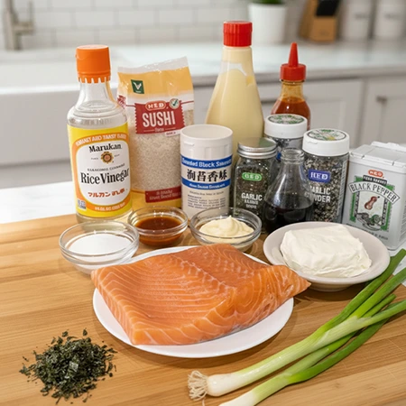 Salmon Sushi Bake Recipe