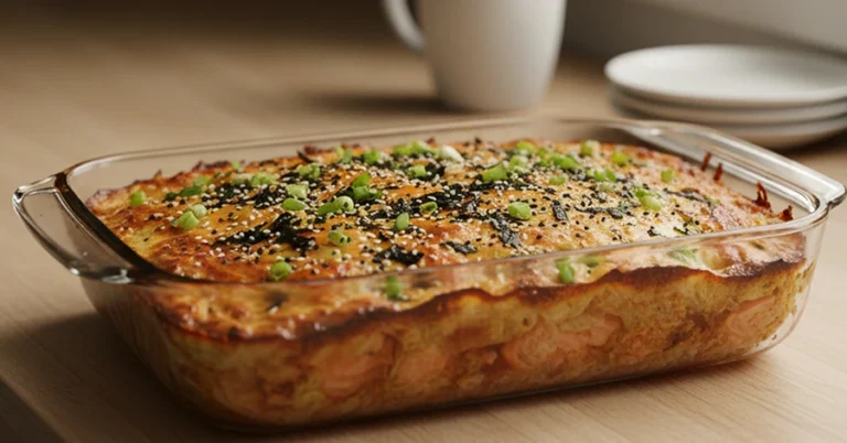 Salmon Sushi Bake Recipe