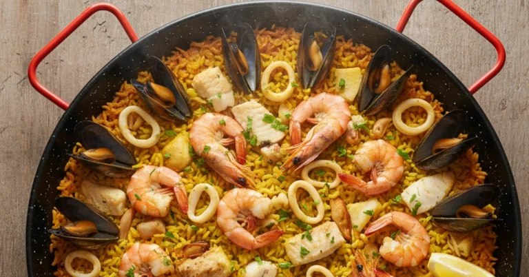 Seafood Paella Recipe