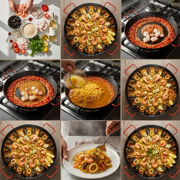 Seafood Paella Recipe