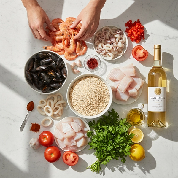 Seafood Paella Recipe